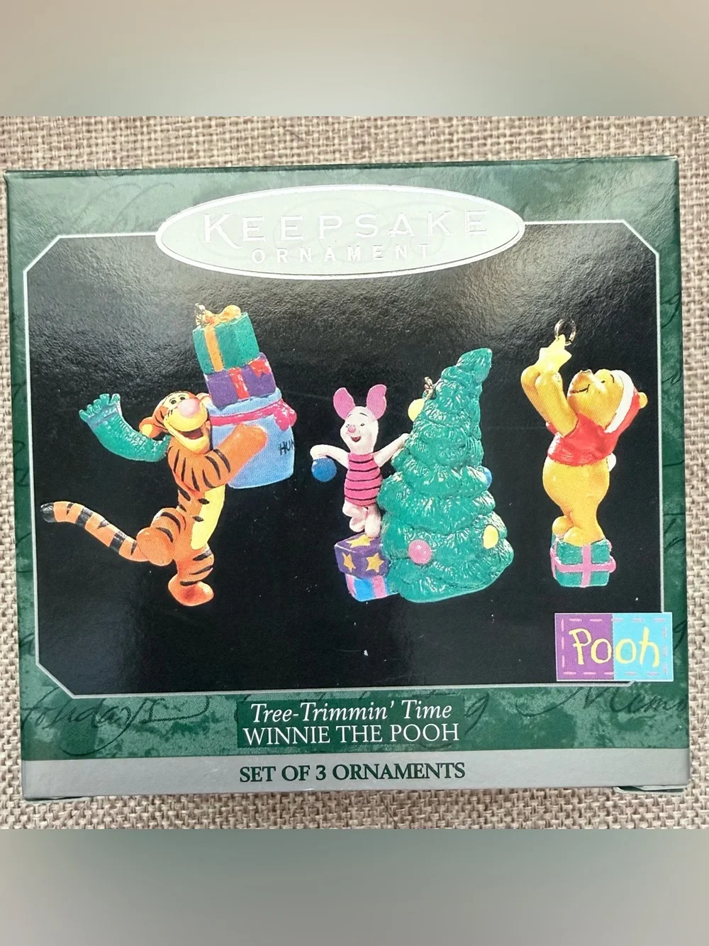 Vintage Hallmark Keepsake Winnie The Pooh Miniature Ornaments Lot of 5